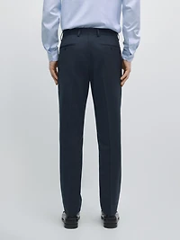 Cold wool suit trousers