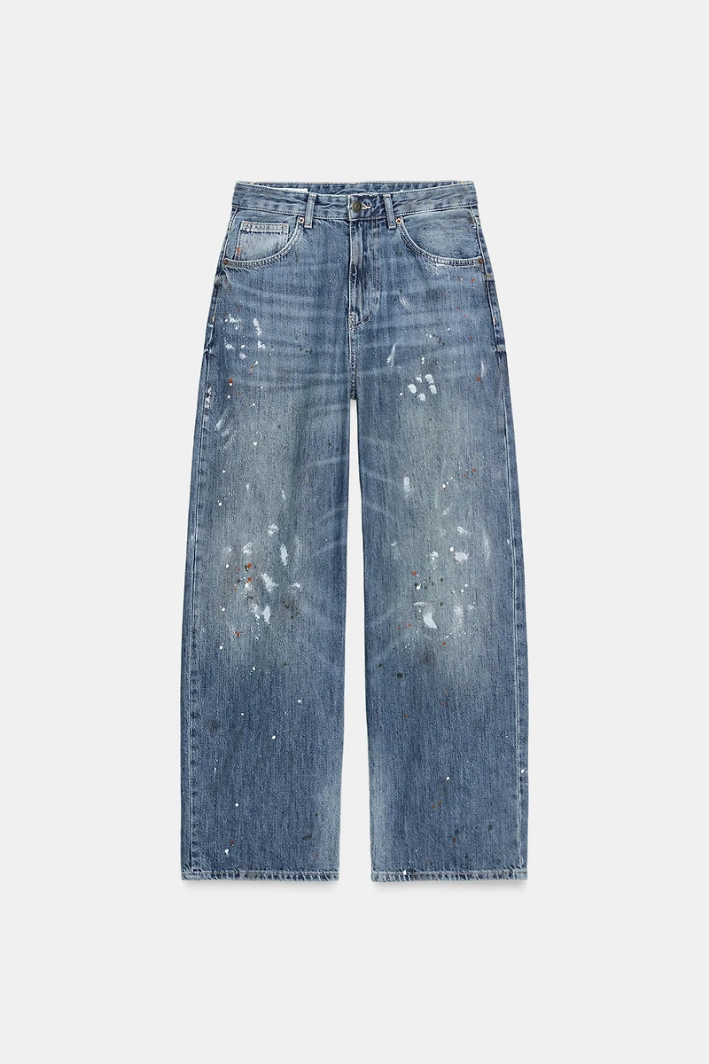 TRF LOOSE OVERSIZE HIGH WAIST JEANS