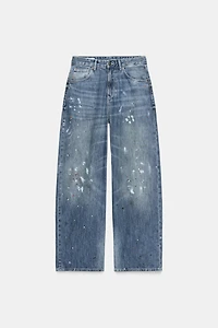 TRF LOOSE OVERSIZE HIGH WAIST JEANS