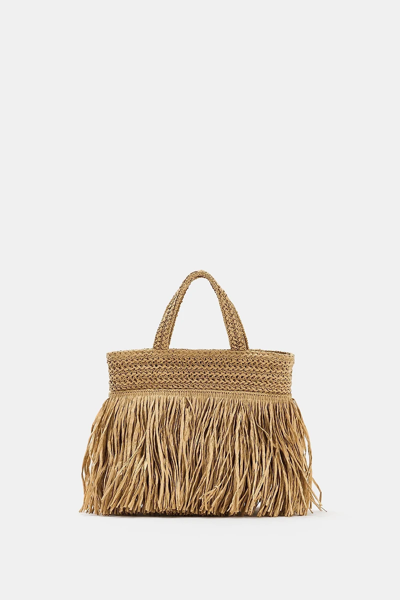 FRINGED HANDBAG