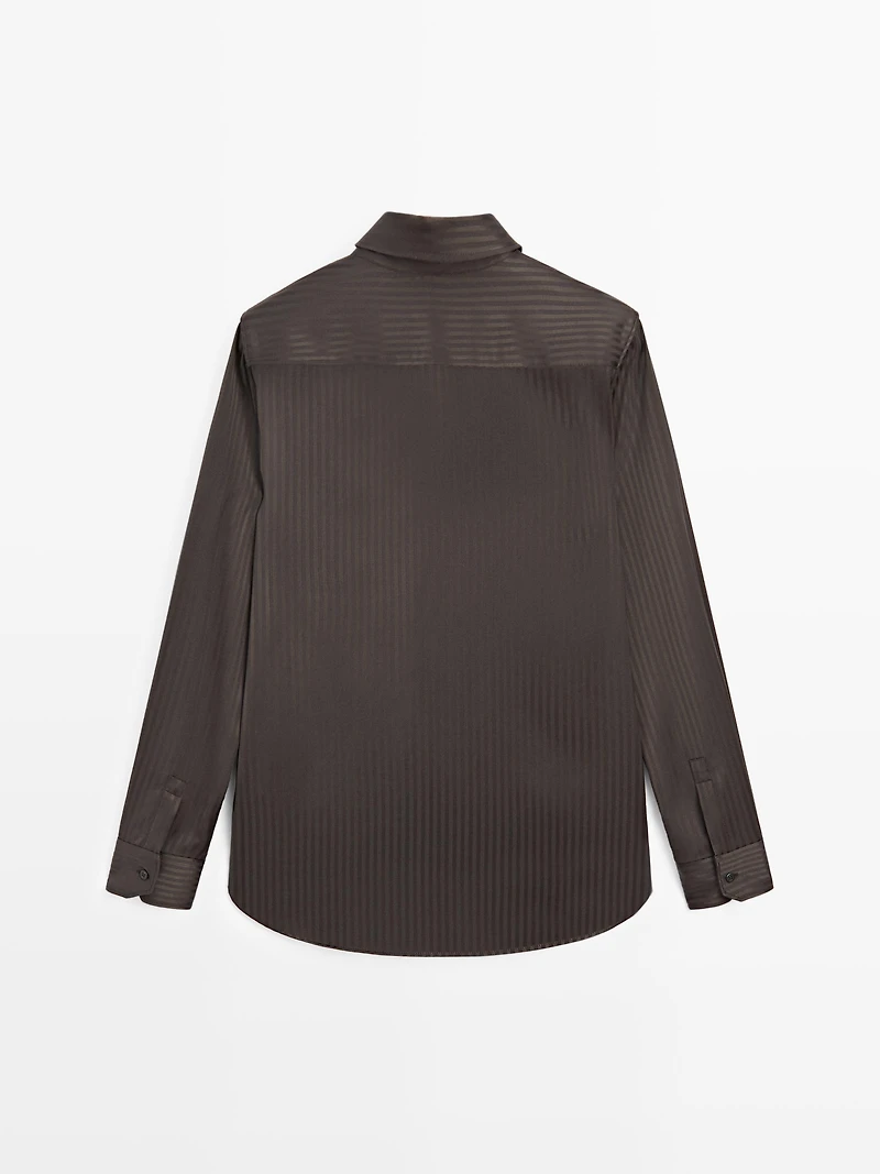 Chemisier fluide à rayures