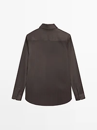 Chemisier fluide à rayures