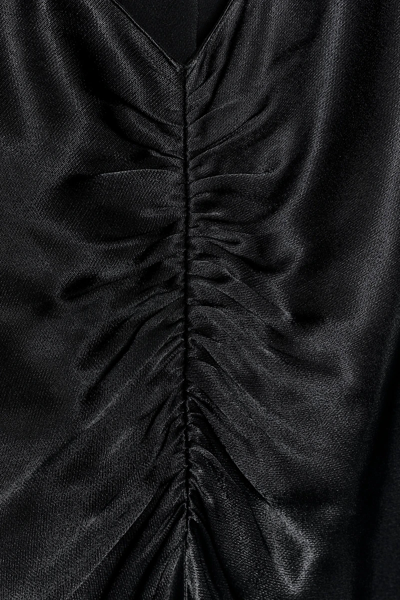 ZW COLLECTION SATIN EFFECT HALTER DRESS
