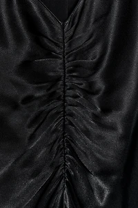 ZW COLLECTION SATIN EFFECT HALTER DRESS