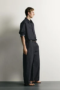 RELAXED FIT LIGHTWEIGHT DENIM SHIRT