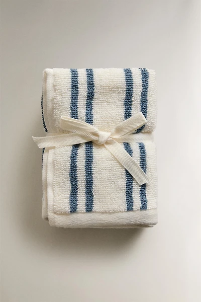 DOUBLE STRIPE HAND TOWEL (PACK OF 3)