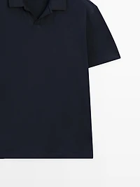 Polo 100 % coton à manches courtes