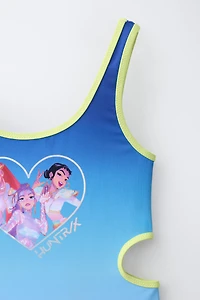 6-14 YEARS/ KPOP DEMON HUNTERS™ NETFLIX © CUT OUT SWIMSUIT
