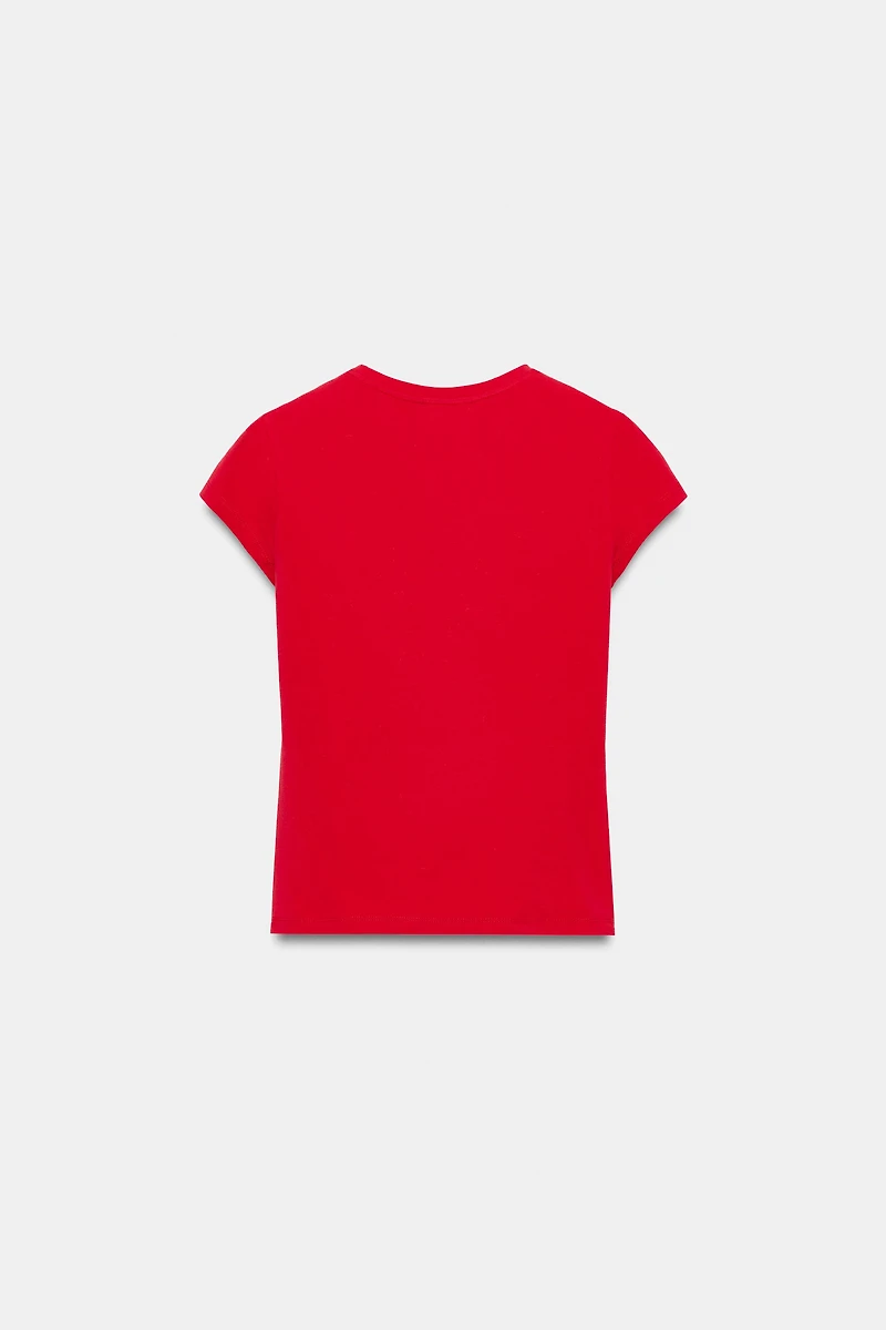 SHORT SLEEVE HEARTS T-SHIRT