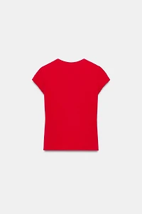SHORT SLEEVE HEARTS T-SHIRT