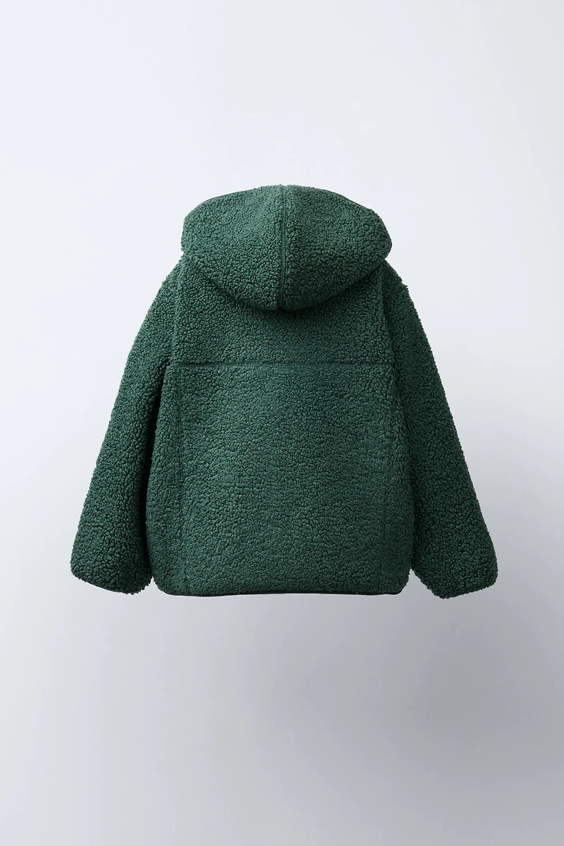 HOODED FLEECE JACKET