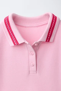 PIQUÉ POLO COLLAR DRESS