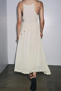ROBE ASYMÉTRIQUE CROCHET ZW COLLECTION