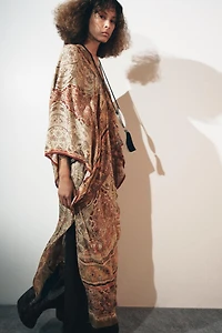 ZW COLLECTION PAISLEY CAFTAN DRESS