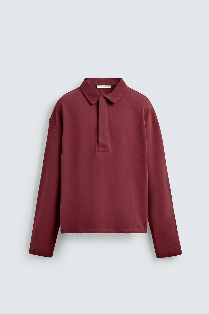 BOXY FIT POLO SHIRT