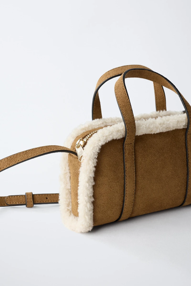 SAC BANDOULIÈRE EN PEAU DE MOUTON