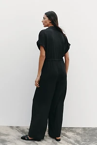FLOWY POCKET JUMPSUIT