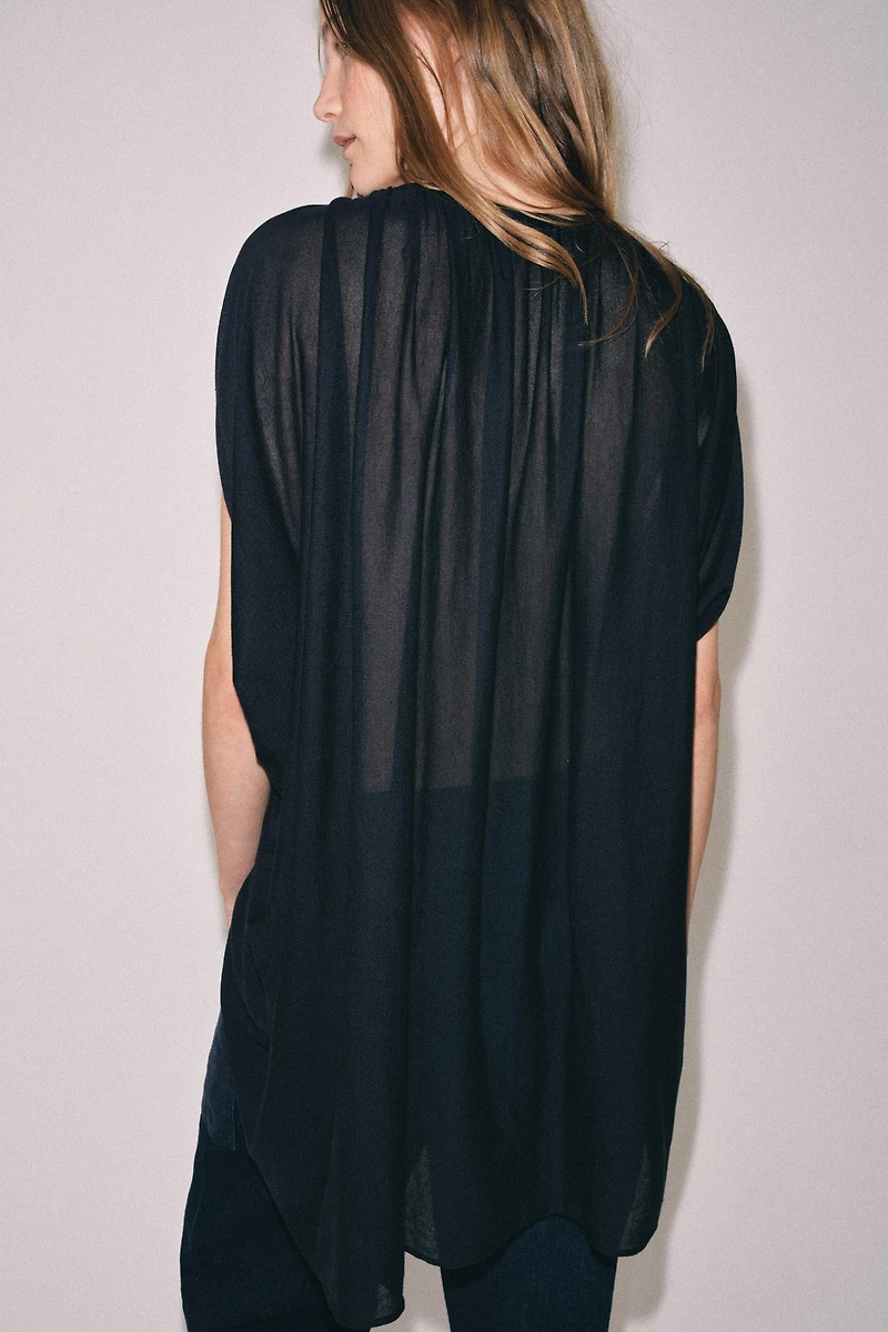 TOP TUNIQUE EN MAILLE