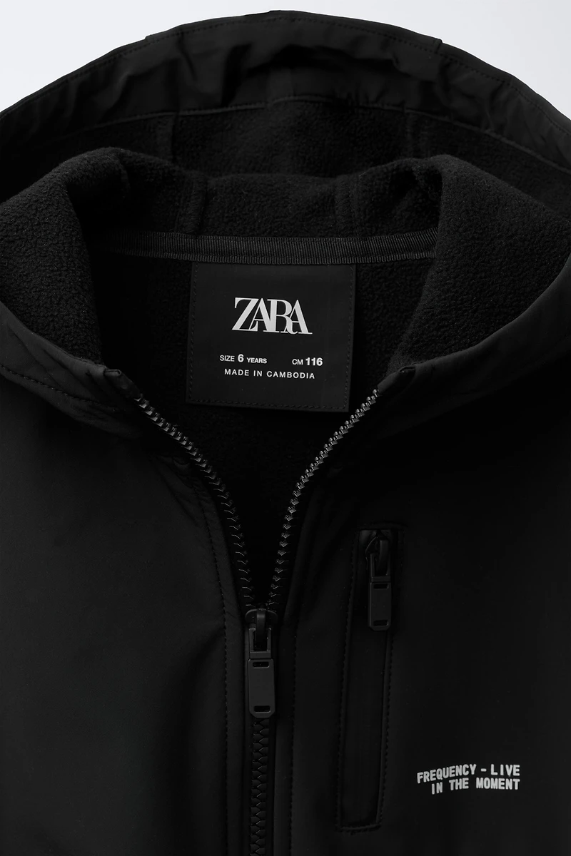 LINED HOODED JACKET