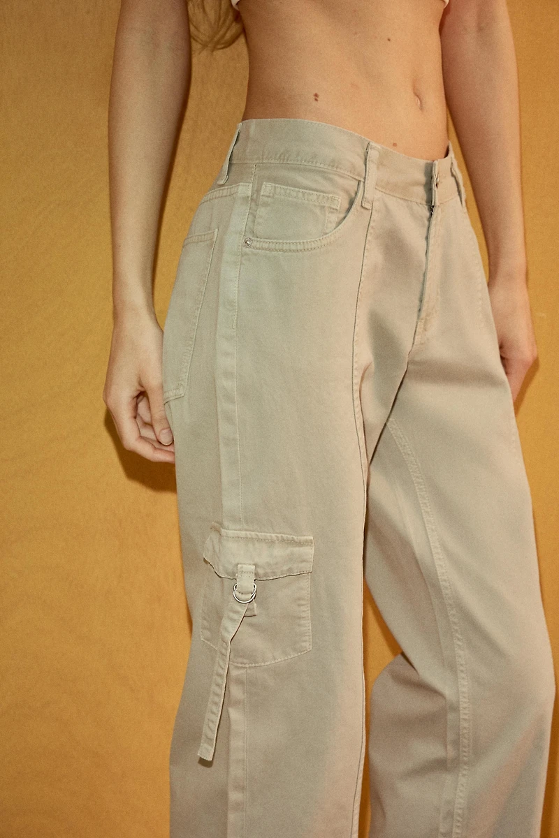PANTALON CARGO COUTURES