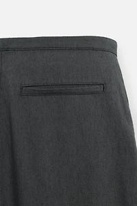 COTTON LINEN PANTS