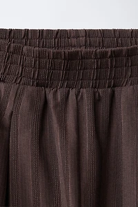 TEXTURED BLOOMER PANTS