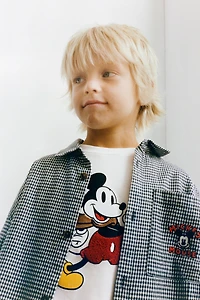 MICKEY MOUSE © DISNEY PLAID SHIRT