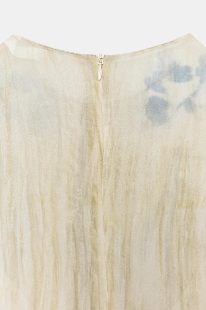 ZW COLLECTION PRINTED MIDI DRESS