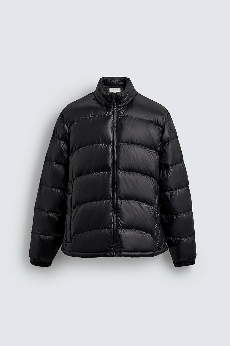 100% FEATHER WATER REPELLENT PUFFER JACKET