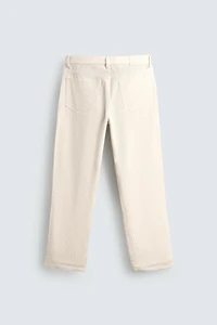 PANTALON REGULAR FIT EN VELOURS CÔTELÉ