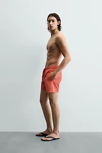 MAILLOT DE BAIN TEXTURÉ MI-LONG
