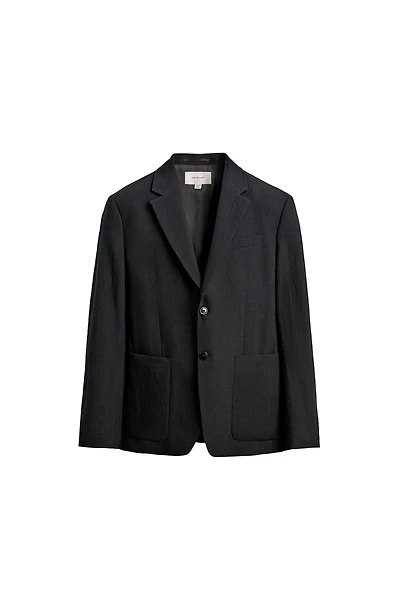 100% WOOL TEXTURED SUIT JACKET