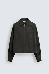 PLAID COTTON - LINEN SHIRT