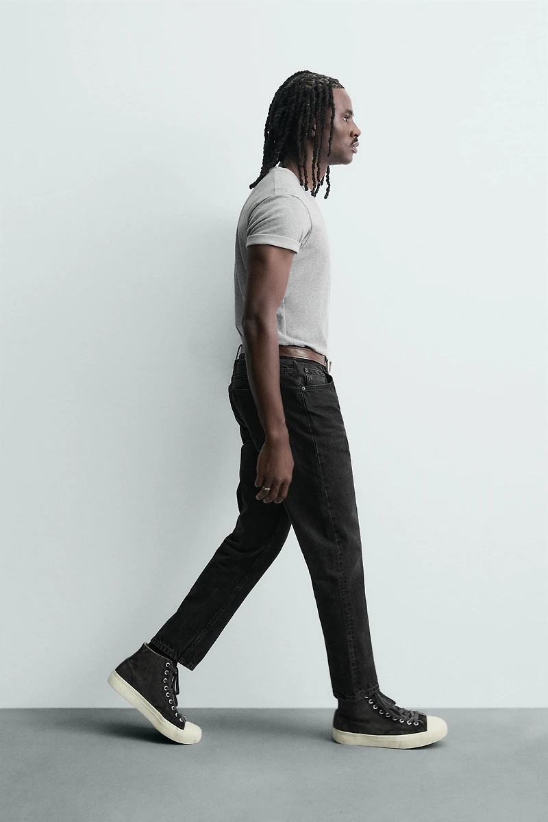 SLIM CROPPED FIT JEANS