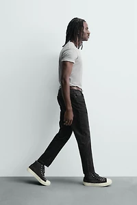 SLIM CROPPED FIT JEANS