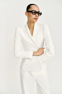 TAILORED BLAZER WITH SHOULDER PADS