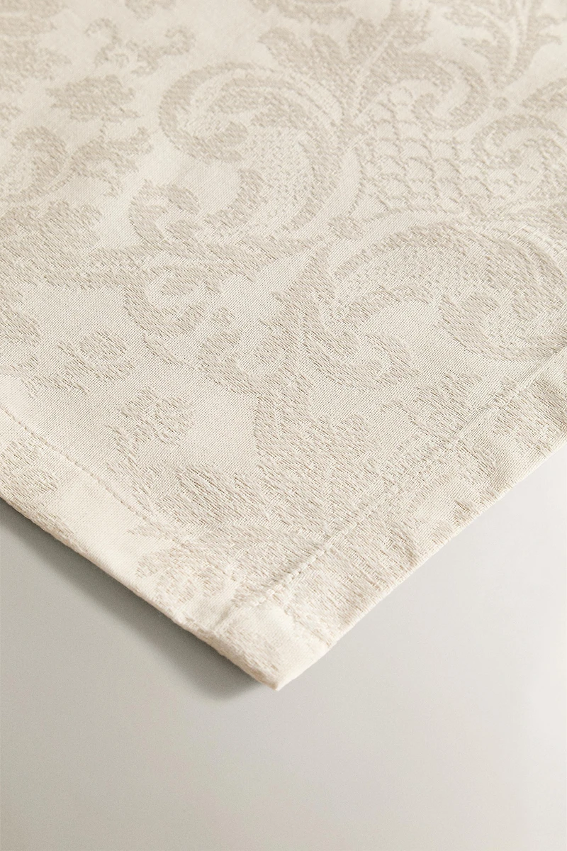 RESIN-COATED COTTON TABLECLOTH