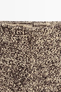 Flecked knit shorts co-ord