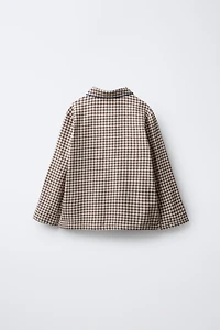 3-6 YEARS/ GINGHAM FLANNEL PAJAMAS