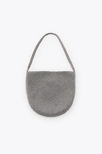 FLORAL BEADED SEQUIN BAG
