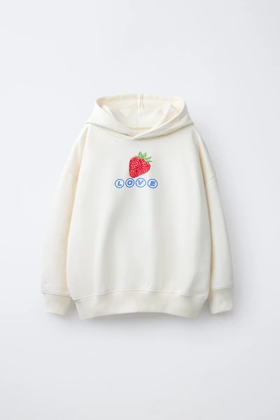 FRUIT PRINT HOODIE
