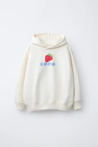 FRUIT PRINT HOODIE