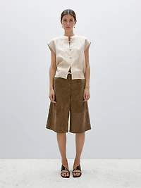 Waistcoat with buttoned chest detail