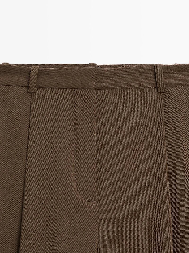 Pantalon à pinces large