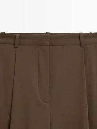 Pantalon à pinces large
