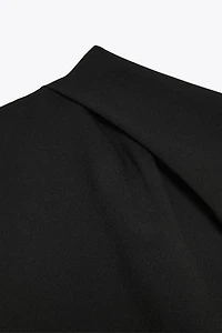 ASYMMETRIC CREPE TOP