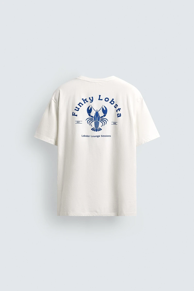 LOBSTER PRINT T-SHIRT