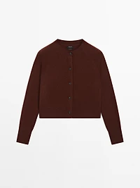 Cardigan manches longues 100 % cachemire
