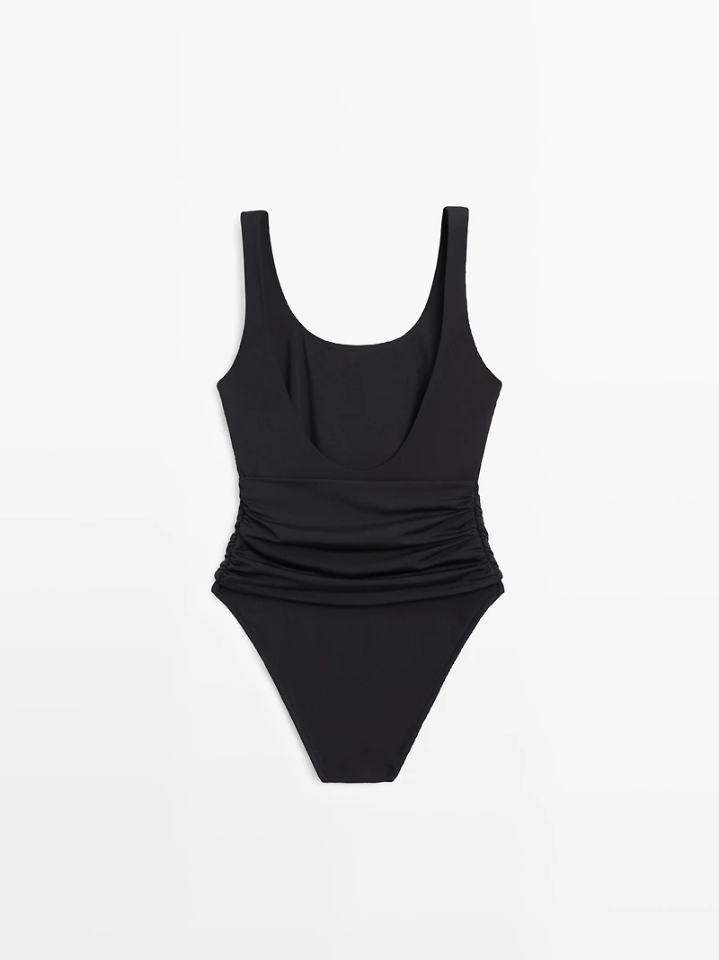Swimsuit with rhinestone detail