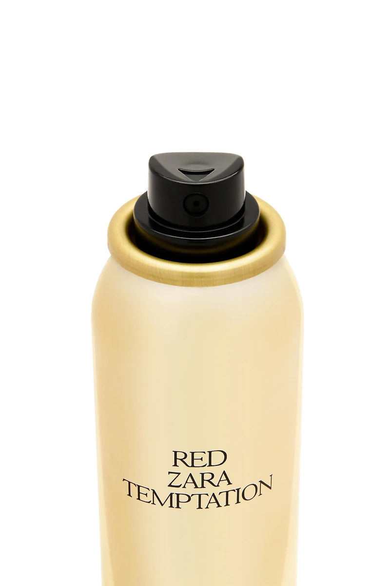 RED ZARA TEMPTATION BODY GLITTER SPRAY 100ML (3.4 FL.OZ).
